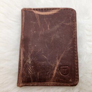 Tecovas Men's Genuine Goat Leather Brown Bifold Wallet Handmade Mexico
